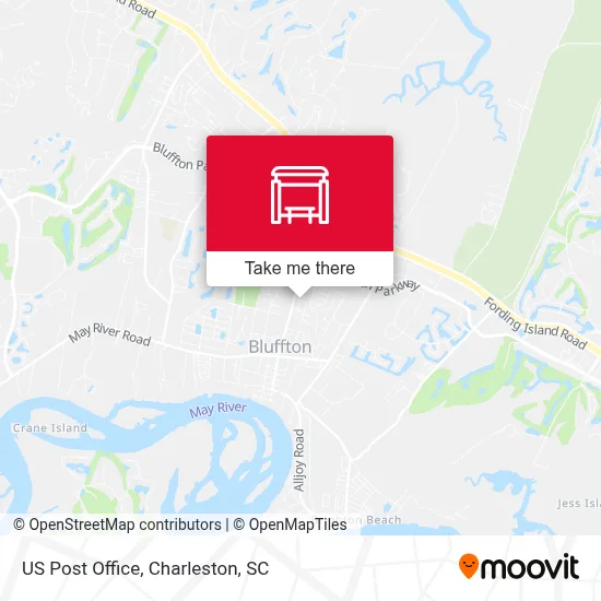 Us Post Office map