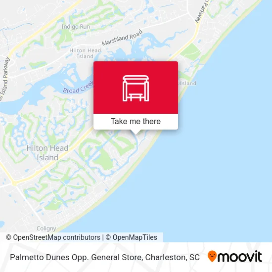 Palmetto Dunes Opp. General Store map