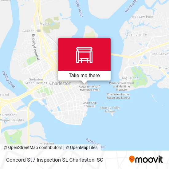 Concord St / Inspection St map