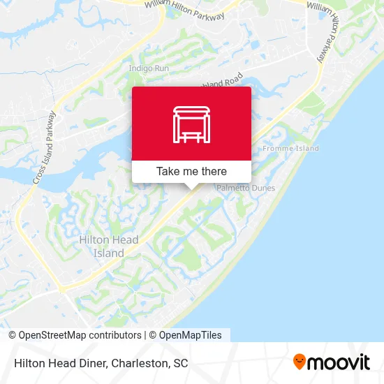 Hilton Head Diner map