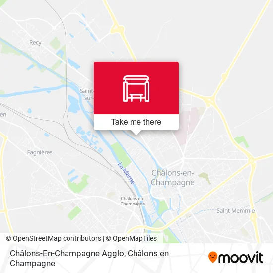Châlons-En-Champagne Agglo map
