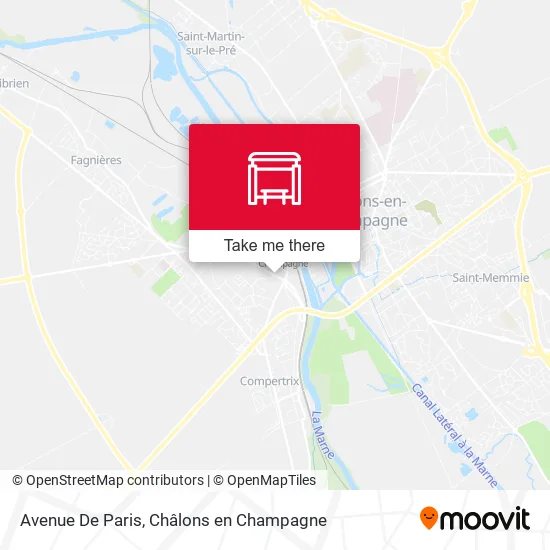 Avenue De Paris map