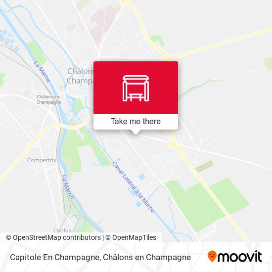 Mapa Capitole En Champagne