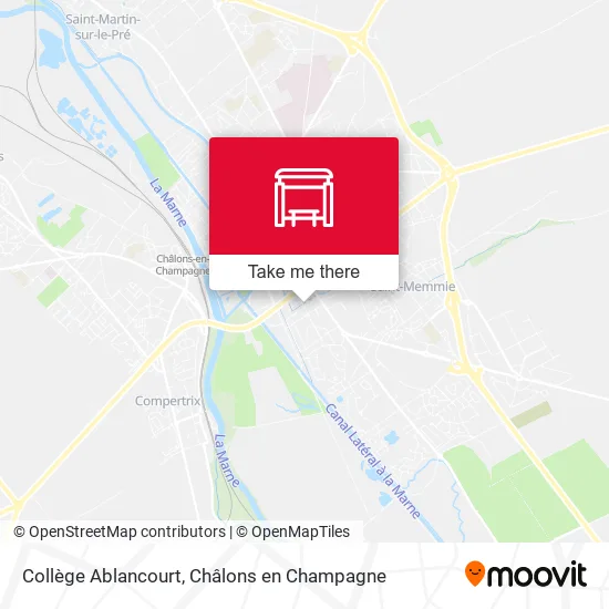 Collège Ablancourt map