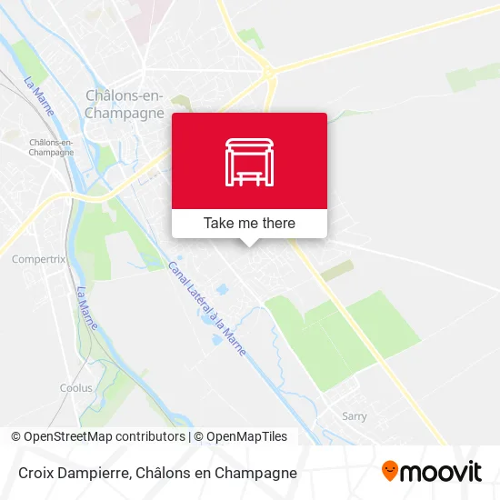 Croix Dampierre map