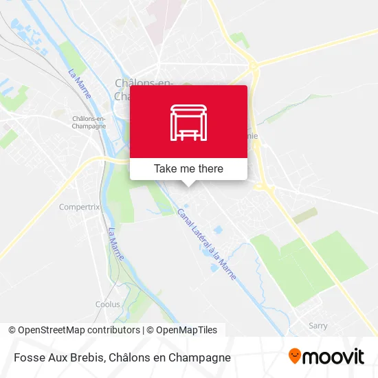 Fosse Aux Brebis map