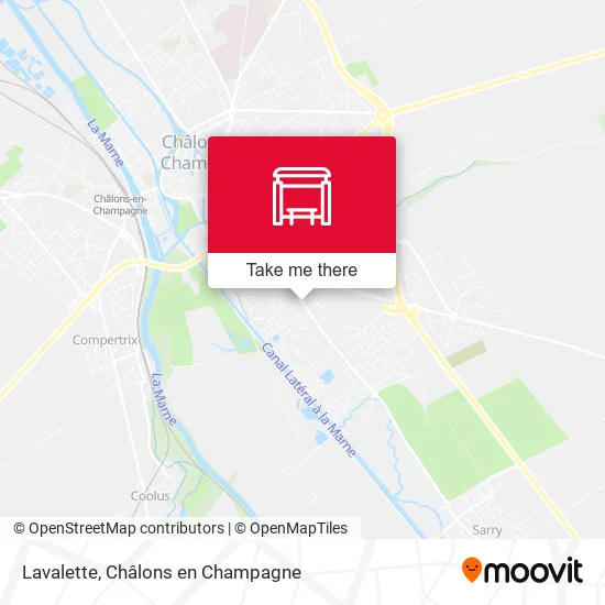 Lavalette map
