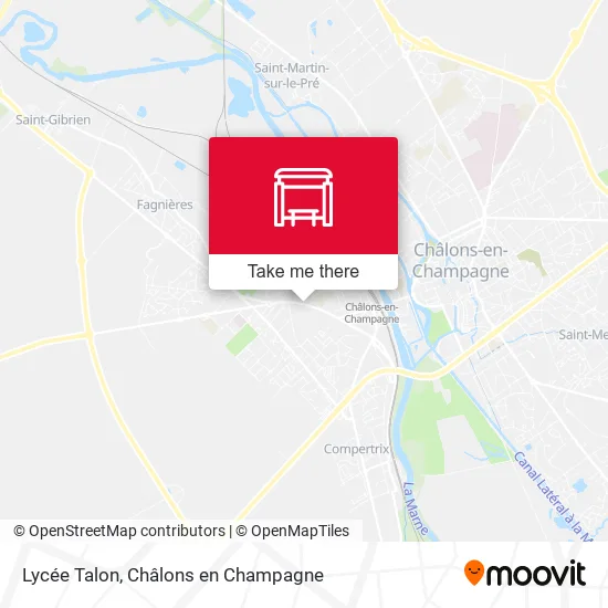 Lycée Talon map