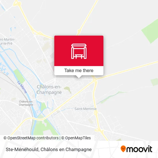 Ste-Ménéhould map