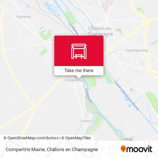Compertrix Mairie map