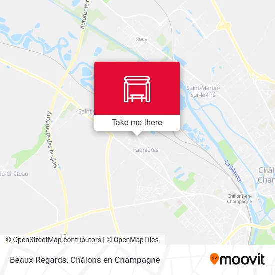 Beaux-Regards map