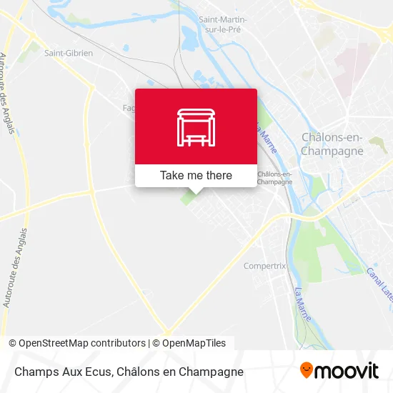 Champs Aux Ecus map