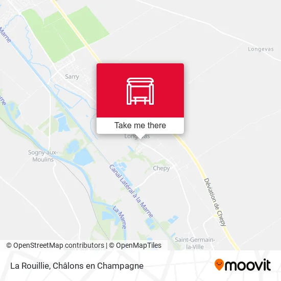 La Rouillie map