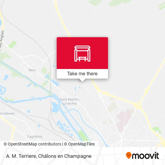 A. M. Terriere map