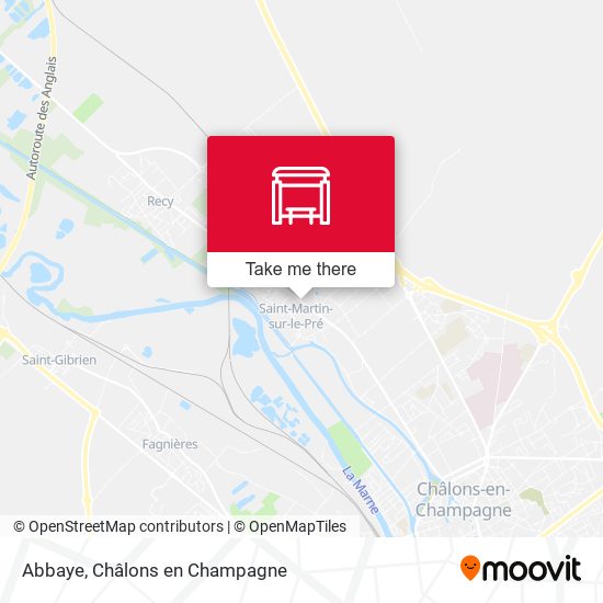 Abbaye map
