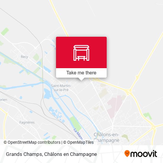 Mapa Grands Champs