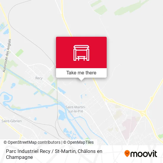 Parc Industriel Recy / St-Martin map