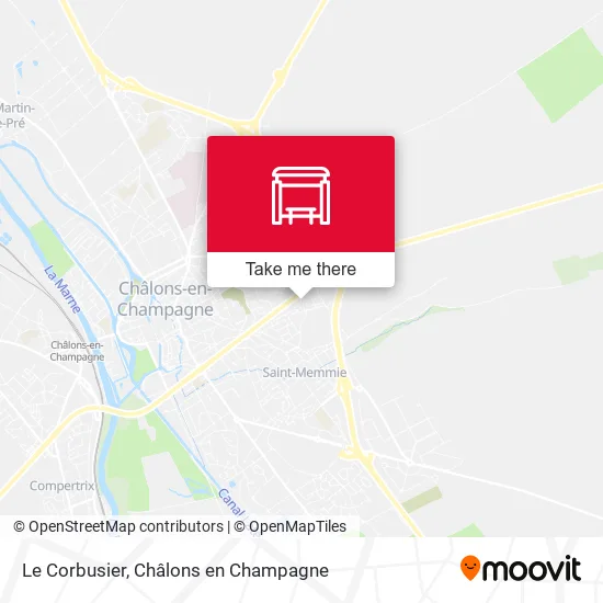 Le Corbusier map