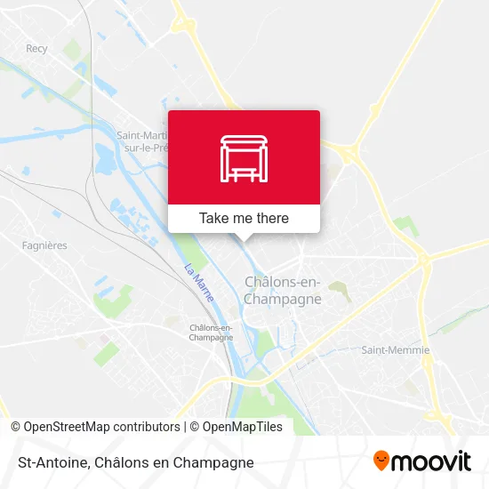 St-Antoine map