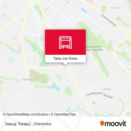 Карта Завод "Кварц"