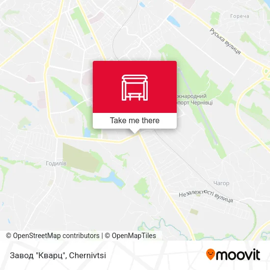 Карта Завод "Кварц"