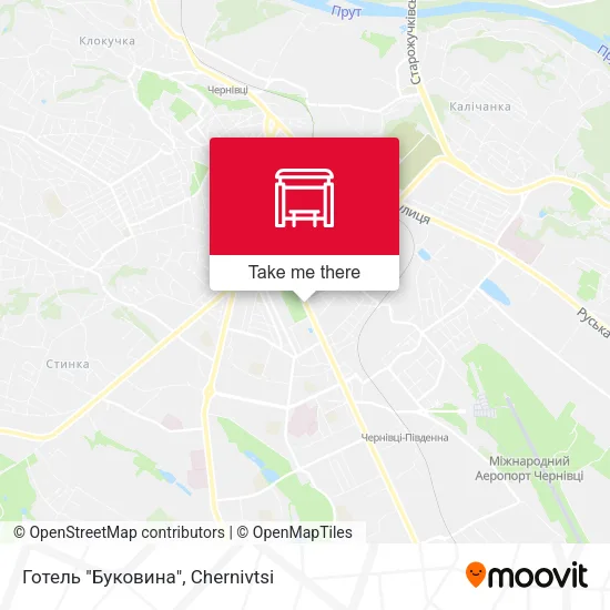 Карта Готель "Буковина"