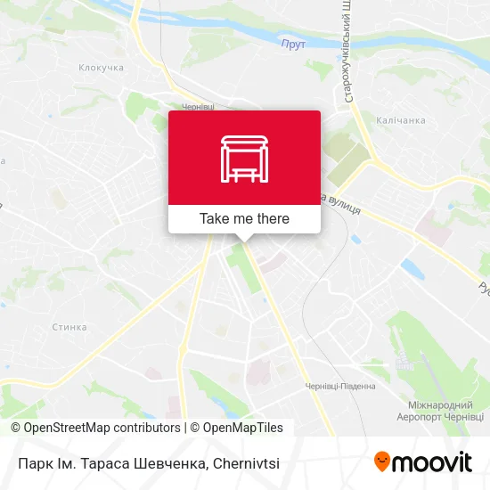 Карта Парк Ім. Тараса Шевченка