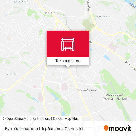 Карта Вул. Олександра Щербанюка