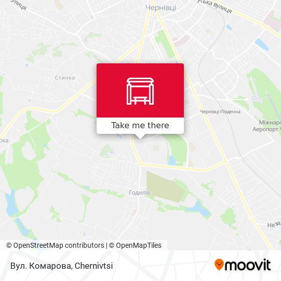 Вул. Комарова map