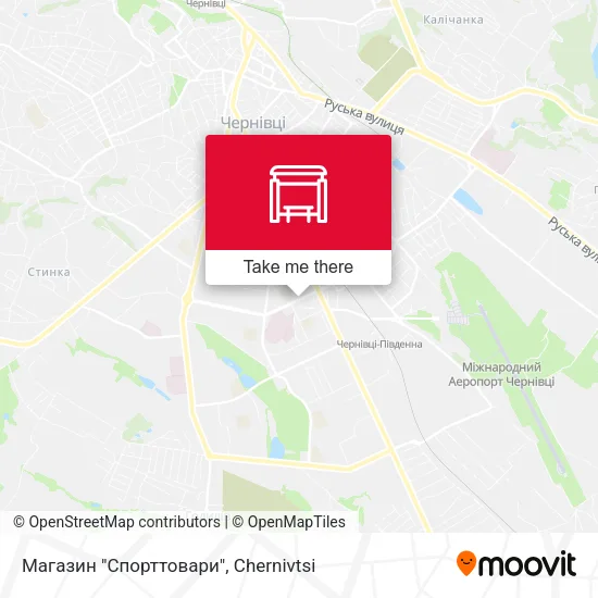 Карта Магазин "Спорттовари"