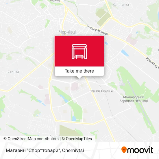 Карта Магазин "Спорттовари"