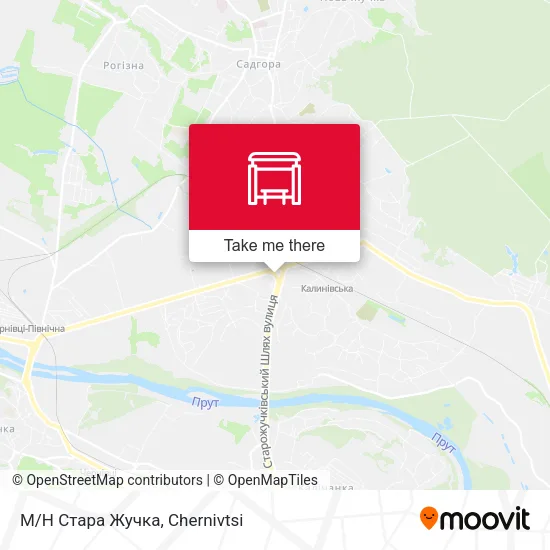 Карта М/Н Стара Жучка