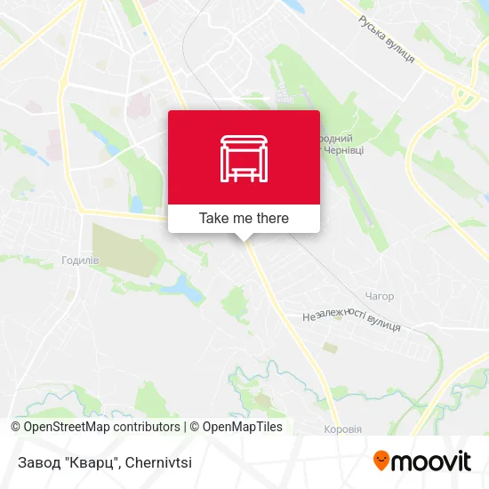 Карта Завод "Кварц"