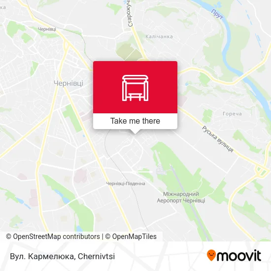 Карта Вул. Кармелюка