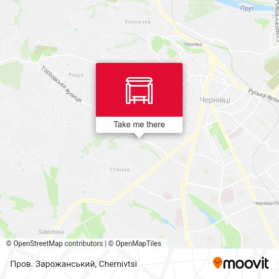 Карта Пров. Зарожанський