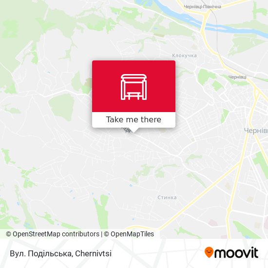 Вул. Подільська map