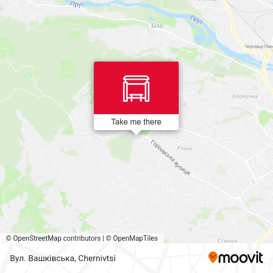 Карта Вул. Вашківська