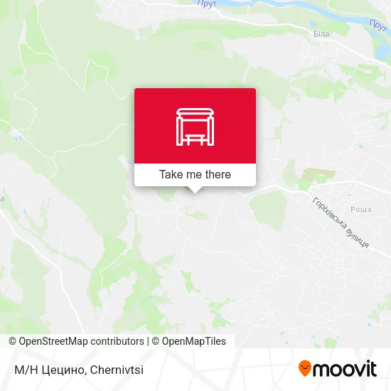 Карта М/Н Цецино
