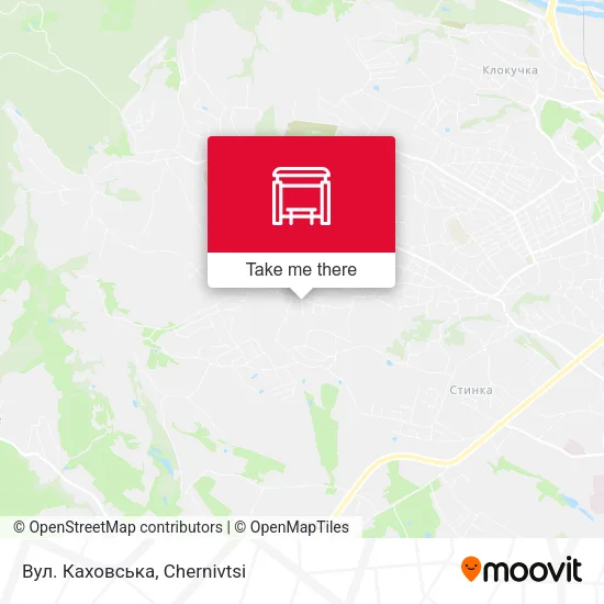 Карта Вул. Каховська