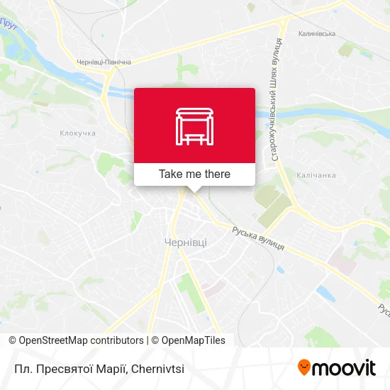 Карта Пл. Пресвятої Марії