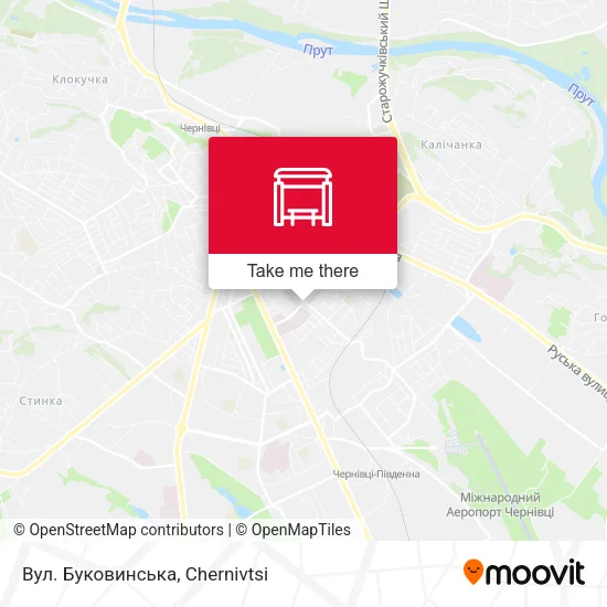 Карта Вул. Буковинська