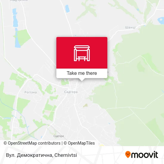 Карта Вул. Демократична