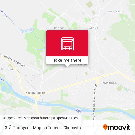 Карта 3-Й Провулок Моріса Тореза