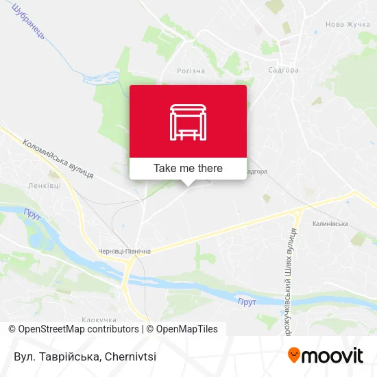Карта Вул. Таврійська