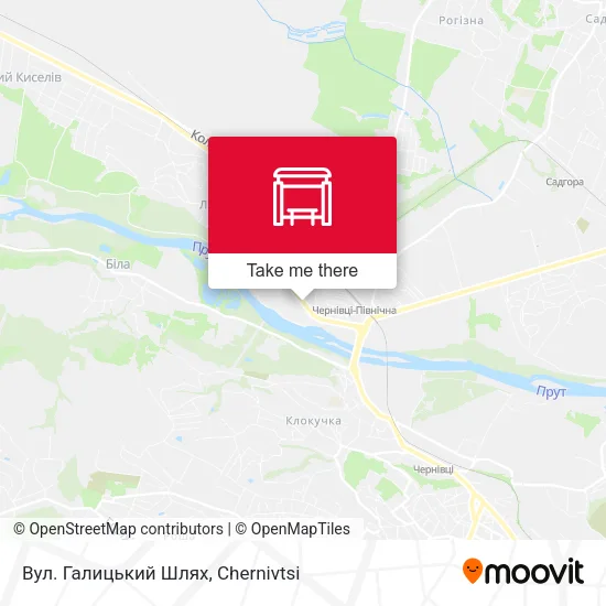 Карта Вул. Галицький Шлях
