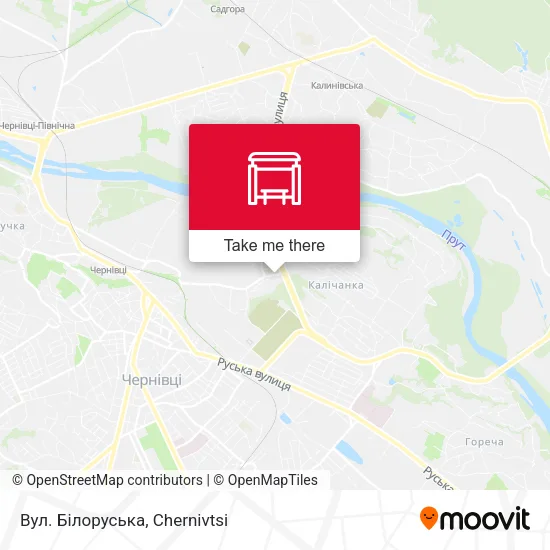 Карта Вул. Білоруська