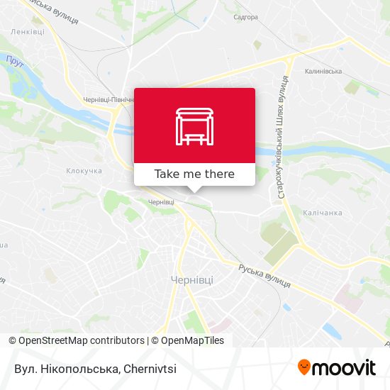 Вул. Нікопольська map