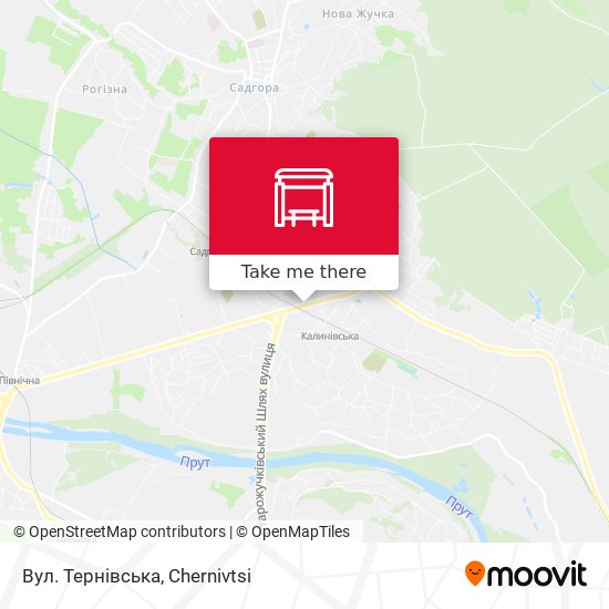 Вул. Тернівська map