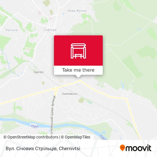 Вул. Січових Стрільців map