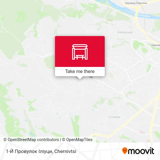 Карта 1-Й Провулок Іліуци